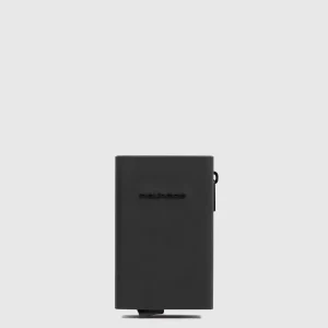 PORTAFOGLIO PIQUADRO COMPATTO AUTOMATICO CON MONETE PP5585S143R NERO