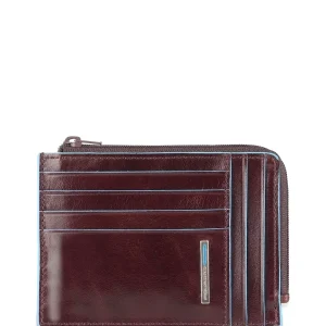 PORTAFOGLIO PIQUADRO  PP4822B2R BUSTINA CON ZIP MOGANO