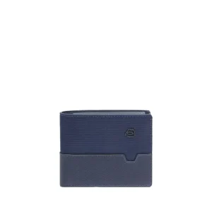 PORTAFOGLIO PIQUADRO PICCOLO CON MONETE PU4188W138R BLU
