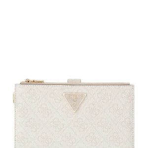 PORTAFOGLIO LUNGO DONNA GUESS LAUREL II SLG SG7459157 BONE LOGO