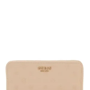 PORTAFOGLIO DONNA ZIP AROUND GUESS PHOEBE PD9665146 SIMPLY TAUPE LOGO