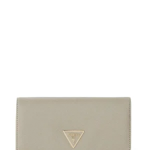 PORTAFOGLIO DONNA CON PATTA GUESS LAUREL ZG7459155 TAUPE