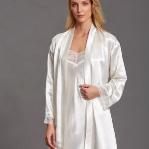 ANDRA PARURE VESTAGLIA+SOTTOVESTE DONNA RASO 4011