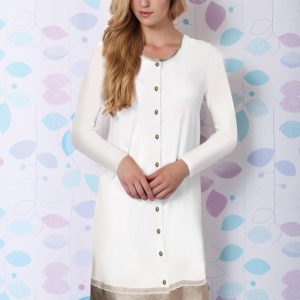 ANDRA CAMICIA DA NOTTE APERTA M/L DONNA VISCOSA 7453