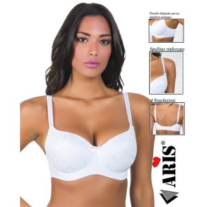ARIS REGGISENO DONNA MICROFIBRA 2014_BIANCO