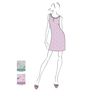 BACI DI NOTTE CAMICIA DA NOTTE S/L DONNA COTONE 25180153