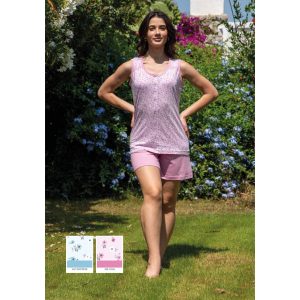 BACI DI NOTTE PIGIAMA CORTO CALIBRATO S/L DONNA 25181035