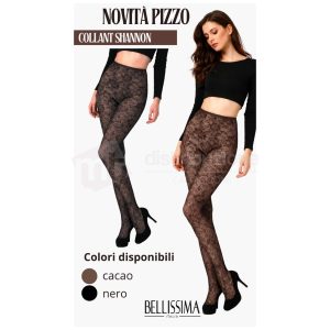 BELLISSIMA COLLANT DONNA IN PIZZO FLOREALE SHANNON