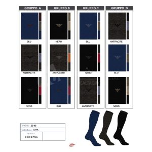 CARPENTER CALZA LUNGA UOMO CALDO COTONE A106