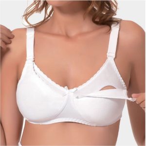 CHARME REGGISENO ALLATTAMENTO DONNA COTONE 8004_BIANCO