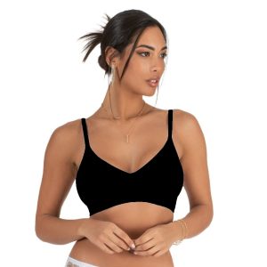 CHARME REGGISENO DONNA COTONE ELODIE_NERO