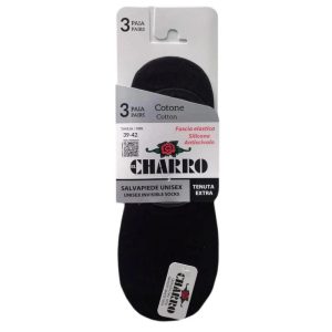 CHARRO SOTTOPIEDE UNISEX COTONE AVVOLGENTE_NERO