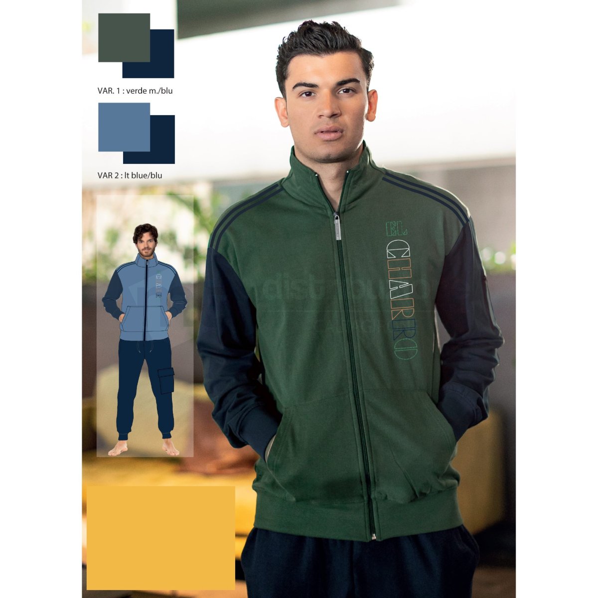 CHARRO TUTA UOMO FELPA GCM220