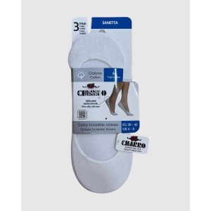 CHARRO SALVAPIEDE UNISEX COTONE SANETTA_BIANCO