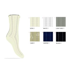 ENRICO COVERI CALZA CORTA DONNA COTONE PAPAYA284