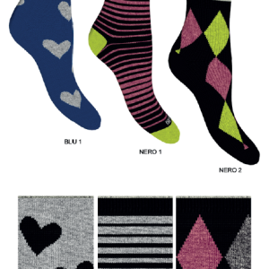 ENRICO COVERI CALZA CORTA BIMBA CALDO COTONE TRIS GS5