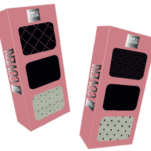 ENRICO COVERI CONFEZIONE REGALO CALZA CORTA DONNA CALDO COTONE CADEAUX 2-3