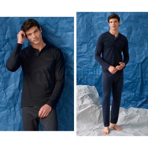 ENRICO COVERI PIGIAMA UOMO COTONE EP1255