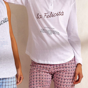 ENRICO COVERI PIGIAMA DONNA COTONE EP5263