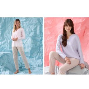 ENRICO COVERI PIGIAMA DONNA COTONE EP5322