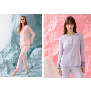 ENRICO COVERI PIGIAMA DONNA COTONE EP5389