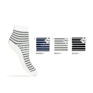 ENRICO COVERI CALZA CORTA DONNA COTONE PAPAYA 276