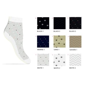 ENRICO COVERI CALZA CORTA DONNA COTONE PAPAYA269