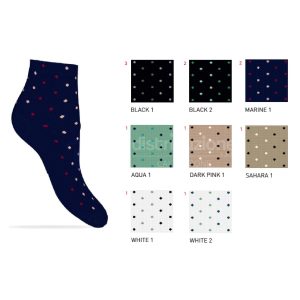 ENRICO COVERI CALZA CORTA DONNA COTONE PAPAYA280