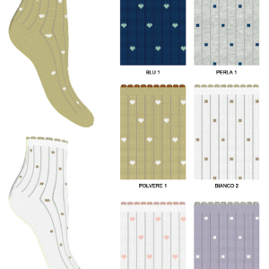 ENRICO COVERI CALZA CORTA BIMBA COTONE PRETTY-296