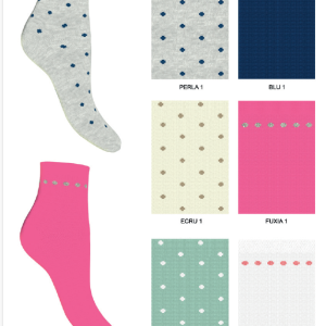 ENRICO COVERI CALZA CORTA BIMBA COTONE PRETTY297