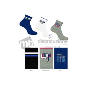 ENRICO COVERI CALZA CORTA BIMBO CALDO COTONE TRIS BS8