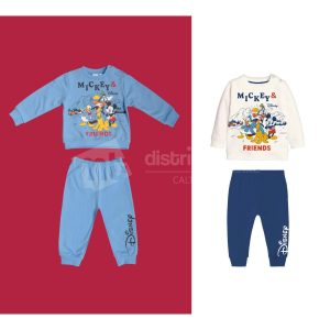 DISNEY PIGIAMA BABY MICKEY FELPA 3436