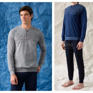 ENRICO COVERI PIGIAMA UOMO COTONE EP1213