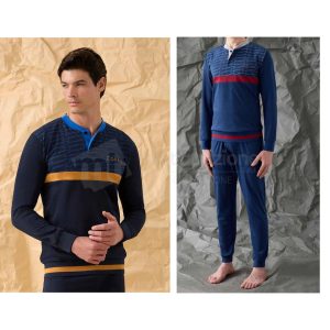ENRICO COVERI PIGIAMA UOMO COTONE EP1215