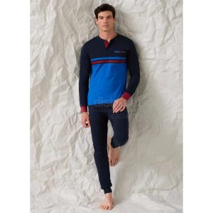 ENRICO COVERI PIGIAMA UOMO COTONE EP1223