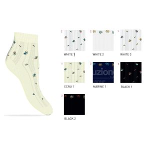 ENRICO COVERI CALZA CORTA DONNA COTONE PAPAYA282