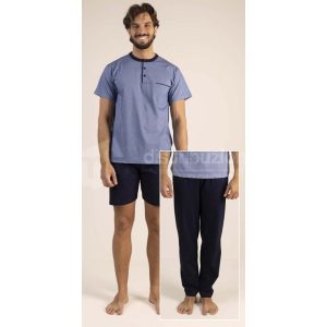 GARY TRIS PIGIAMA M/M UOMO COTONE T6187