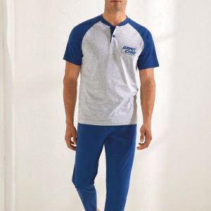 IL GRANCHIO PIGIAMA UOMO COTONE GP1129