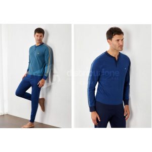 IL GRANCHIO PIGIAMA UOMO COTONE GP1143