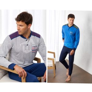 IL GRANCHIO PIGIAMA UOMO COTONE GP1144