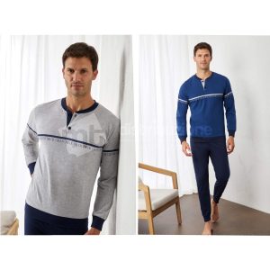 IL GRANCHIO PIGIAMA UOMO COTONE GP1146