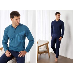 IL GRANCHIO PIGIAMA UOMO COTONE GP1150