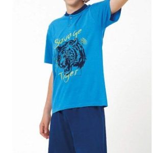IL GRANCHIO PIGIAMA CORTO M/M RAGAZZO COTONE GP4129