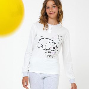 IL GRANCHIO PIGIAMA RAGAZZA COTONE GP7105