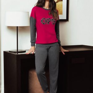 INTIMAMI PIGIAMA DONNA CALDO COTONE ID954