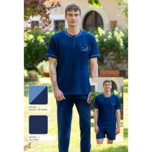 IRGE TRIS PIGIAMA CALIBRATO M/M UOMO COTONE TUC34