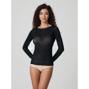 JADEA MAGLIA DONNA M/L CASHMERE 4064 NERO