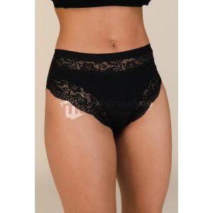 LE FORM SLIP DONNA MIDI PIZZO S 045 NERO