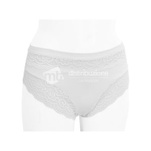 LE FORM SLIP DONNA MIDI PIZZO S 045 BIANCO