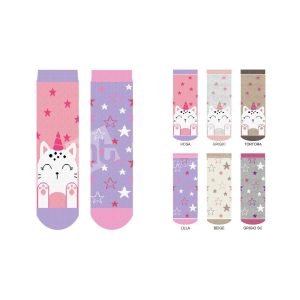 MERITEX CALZA ANTISCIVOLO BIMBA CALDO COTONE 4392